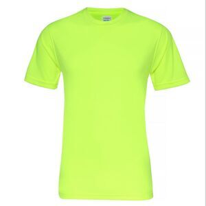 AWDis Just Cool Mens Smooth Short Sleeve T-Shirt / Electric Yellow